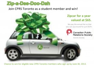 Zipcar membership promo